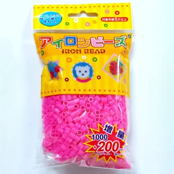 アイロンビーズ ピンク 12セット 創&遊