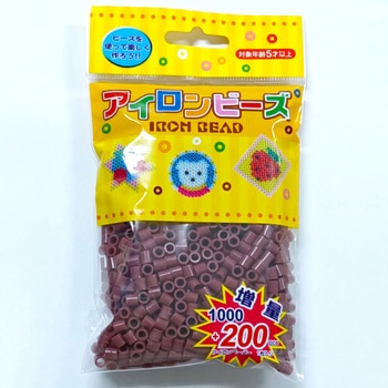アイロンビーズ 茶 12セット 創&遊