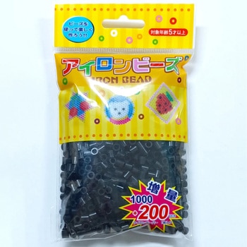 アイロンビーズ 黒 12セット 創&遊