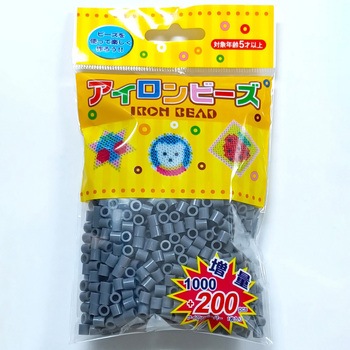 アイロンビーズ グレー 12セット - 創&遊