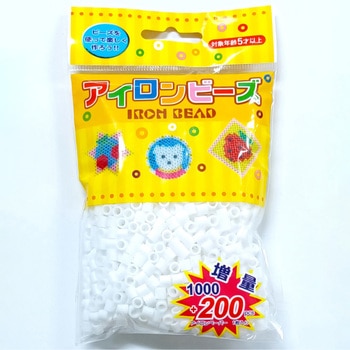アイロンビーズ 白 12セット 創&遊