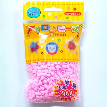 アイロンビーズ うすピンク 12セット 創&遊