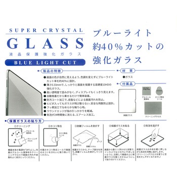 液晶保護ガラス iPad ブルーライトカット 2022 iPad 10.9 エツミ