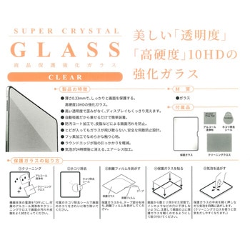 液晶保護ガラス iPad 光沢 2022 iPad 10.9 エツミ