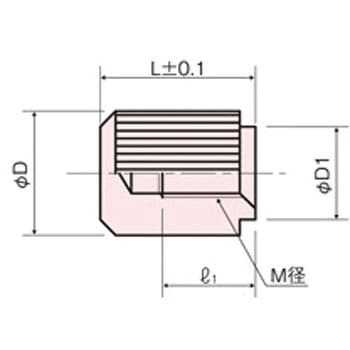 黄銅 ローレットナット(段付袋型) / NBNT-DBRoHS2対応品 - 廣杉計器