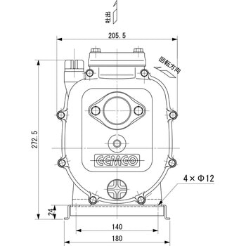 自吸式耐食樹脂渦巻ポンプセムポンエース セムコーポレーション