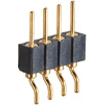 PCT製品 ピンヘッダー / PRL-40(T〇) ピン(丸ピン)2.54mmピッチ SMT(1列) 接続側Φ0.47mmピン/接続側Φ0.76mmピントレイ対応可RoHS2対応品 - 廣杉計器