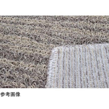 ストローク コットン×リネン トイレマット ベージュ 60×60cm 三愛繊維