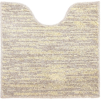 ストローク コットン×リネン トイレマット ベージュ 60×60cm 三愛繊維