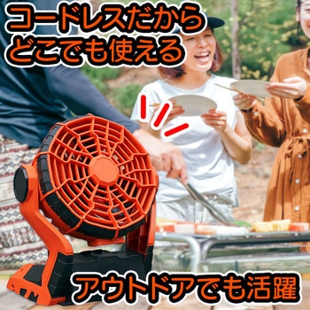 18Vコードレス AC/DC兼用 ポータブルファン YARD FORCE