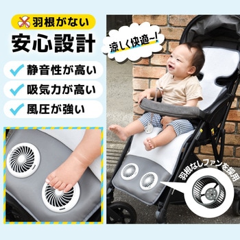 ベビーカー用シートファン「ベビクール」 サンコー(生活用品)