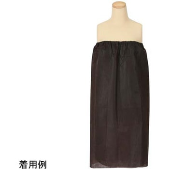 ペーパーガウン ブラウン 1袋 50枚入 ビー・エイチ