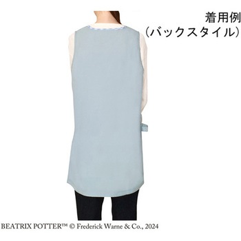 ピーターラビット(TM)エプロン Simple Flower ブルーグレー セントレディス