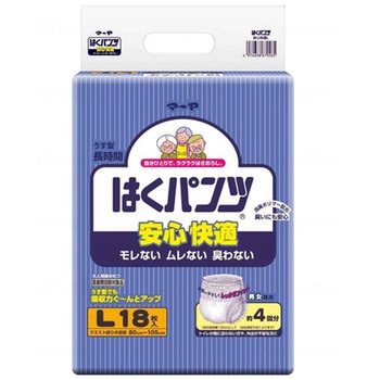 マーヤはくパンツ安心快適 ケース L 1箱 22枚×6袋入 東陽特紙