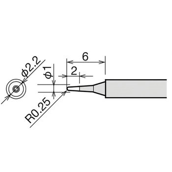 RX-81HRT-B 替こて先 B型 RX-812AS/802AS 1本 goot(太洋電機産業