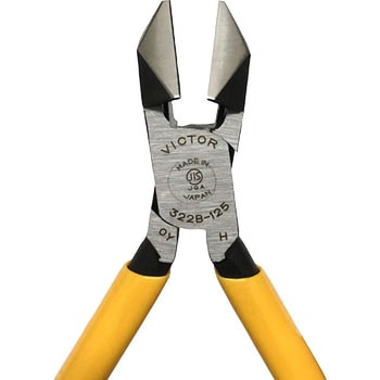 斜ニッパ(ソフトカバー付) VICTOR(花園工具)