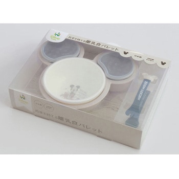 ミッキーマウス片手で持てる離乳食パレット 錦化成