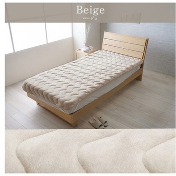 ヴァルム 寝具 敷パッド ピンク 100×205cm シングル イケヒコ・コーポレーション