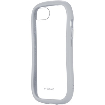 iPhone 16e 耐傷・耐衝撃ハイブリッドケース 「ViAMO freely」 ライトグレー MSソリューションズ