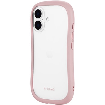 iPhone 16 耐傷・耐衝撃ハイブリッドケース 「ViAMO freely」 ダスティピンク MSソリューションズ