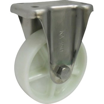 ナイロン車輪ステンレス製固定車付 ヨドノ