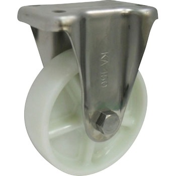 ナイロン車輪ステンレス製固定車付 ヨドノ