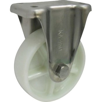 ナイロン車輪ステンレス製固定車付 ヨドノ