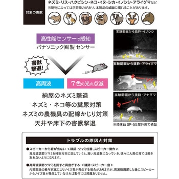 害獣撃退装置 レンジャー5 SP-55AC 和コーポレーション