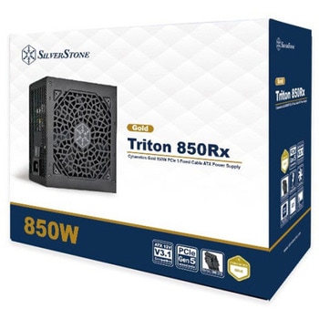 SilverStone モジュラー電源 Triton 850Rx Cybenetics Gold 850W PCIe 5固定ケーブルATX電源 SST-TR850R-GF SILVER STONE(シルバーストーン)