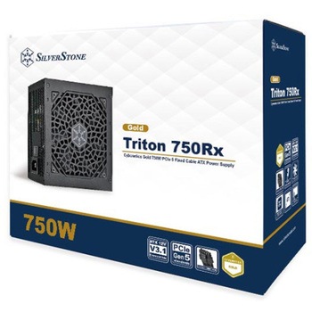 SilverStone モジュラー電源 Triton 750Rx Cybenetics Gold 750W PCIe 5固定ケーブルATX電源 SST-TR750R-GF SILVER STONE(シルバーストーン)