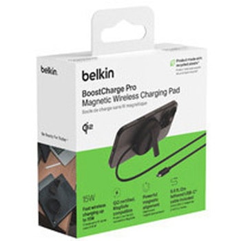 BoostCharge Pro Qi2 15W ワイヤレス充電パッド ブラック BELKIN(ベルキン)