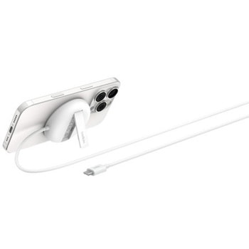 BoostCharge Pro Qi2 15W ワイヤレス充電パッド ホワイト BELKIN(ベルキン)