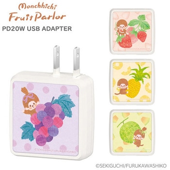 PD20W AC充電器 モンチッチ パイン 多摩電子
