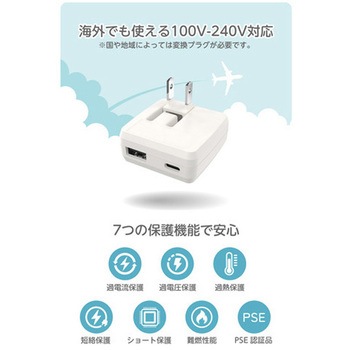 PD20W AC充電器 お菓子などうぶつ工房 うさぎ 多摩電子