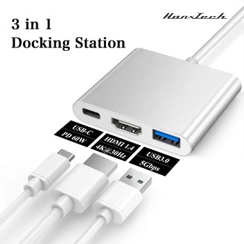 Hanx-Tech USBC 3in1 変換アダプタ Hanx