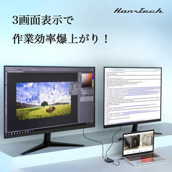 Hanx-Tech USBC 4in1 変換アダプタ Hanx