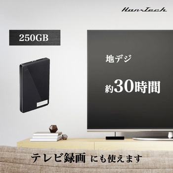 Hanx-Tech 2.5inch ポータブルHDD 250GB Hanx