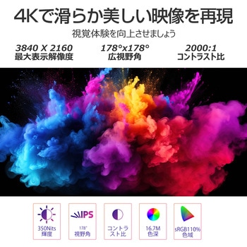 31.5インチ4K60Hzモニター WIS