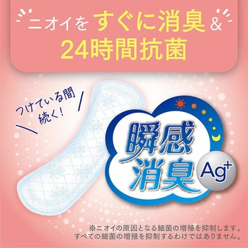 ポイズ さらさら素肌 パンティライナー おりもの&水分ケア 3cc 無香料 日本製紙クレシア