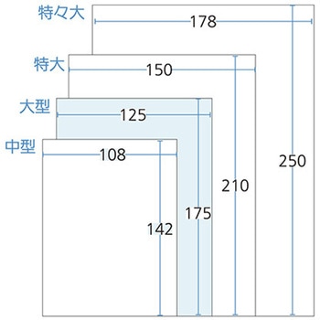 手書き内用薬袋 大型 既製品 1，000枚入 アズワン