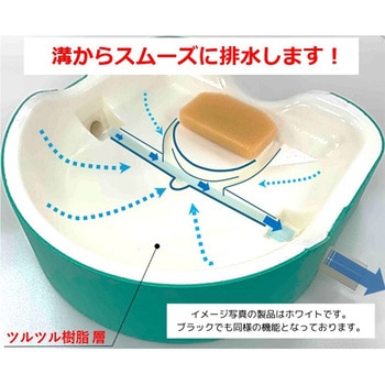 寝たまま簡単快適 洗髪器 ブラック エクスピース