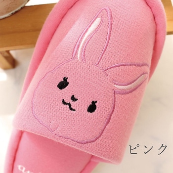 子供用スリッパ アニマル ピンク ストロング