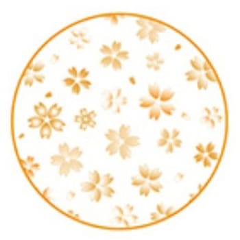 食事用エプロン さくら オレンジ 1箱 100袋入 ファーストレイト