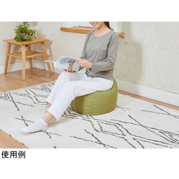 中ざえもん フロアークッション 緑 龍野コルク工業