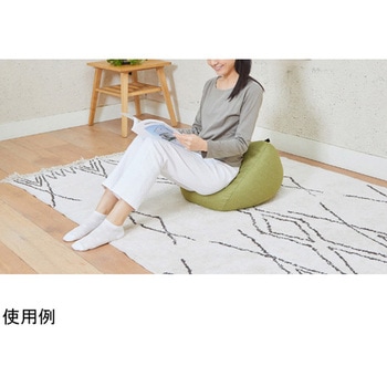 中ざえもん フロアークッション 緑 龍野コルク工業