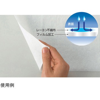防水ノンスリップシーツ 800×2100mm 1箱 100枚入 日昭産業