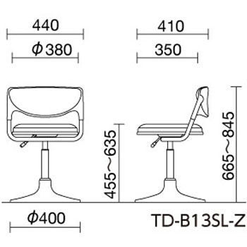 患者用チェア Φ410ラバープロテクタ付き円盤脚 背クッション付き・耐アルコール・耐次亜塩素酸対応レザー・アップルグリーン ノーリツイス
