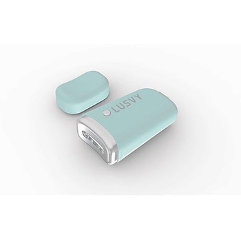 目元にフィットするコンパクト美顔器「アイケア」 ミントブルー ナガオカトレーディング