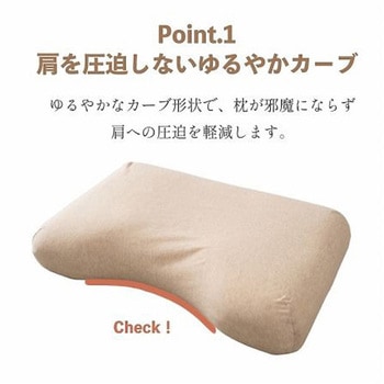 肩やすらぎ枕 寝具 枕 - 35×54cm イケヒコ・コーポレーション