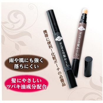 生え際専用 ぽんぽん白髪かくし ナチュラルブラック グリム